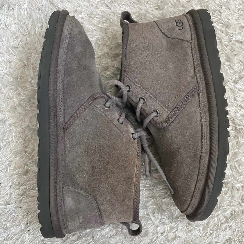 UGG Men's Gray Neumel Chukka Boots - Picture 9 of 12